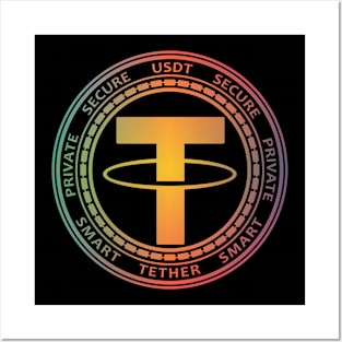 Tether Coin Posters and Art